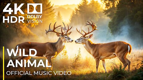 UNSEEN WILDLIFE 4K HDR | with Cinematic Sound (Official Music Video)