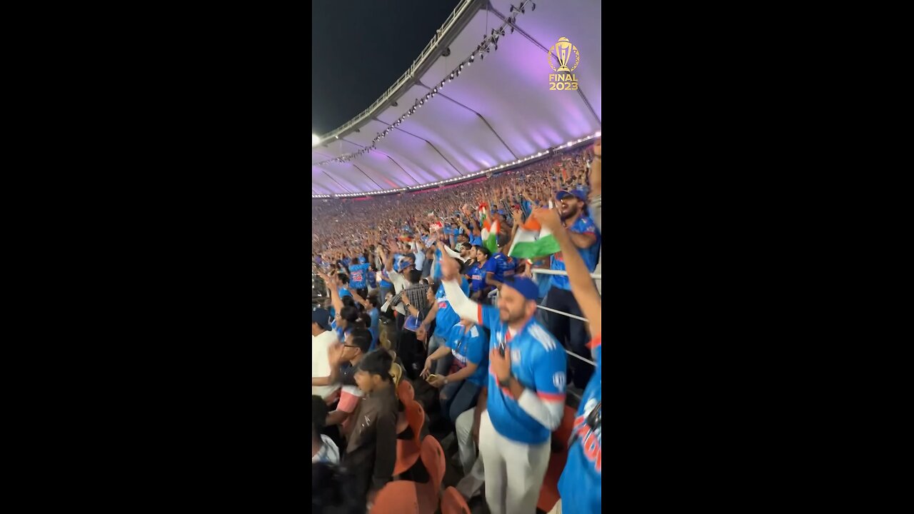 Bumrah picks a wicket and the crowd goes