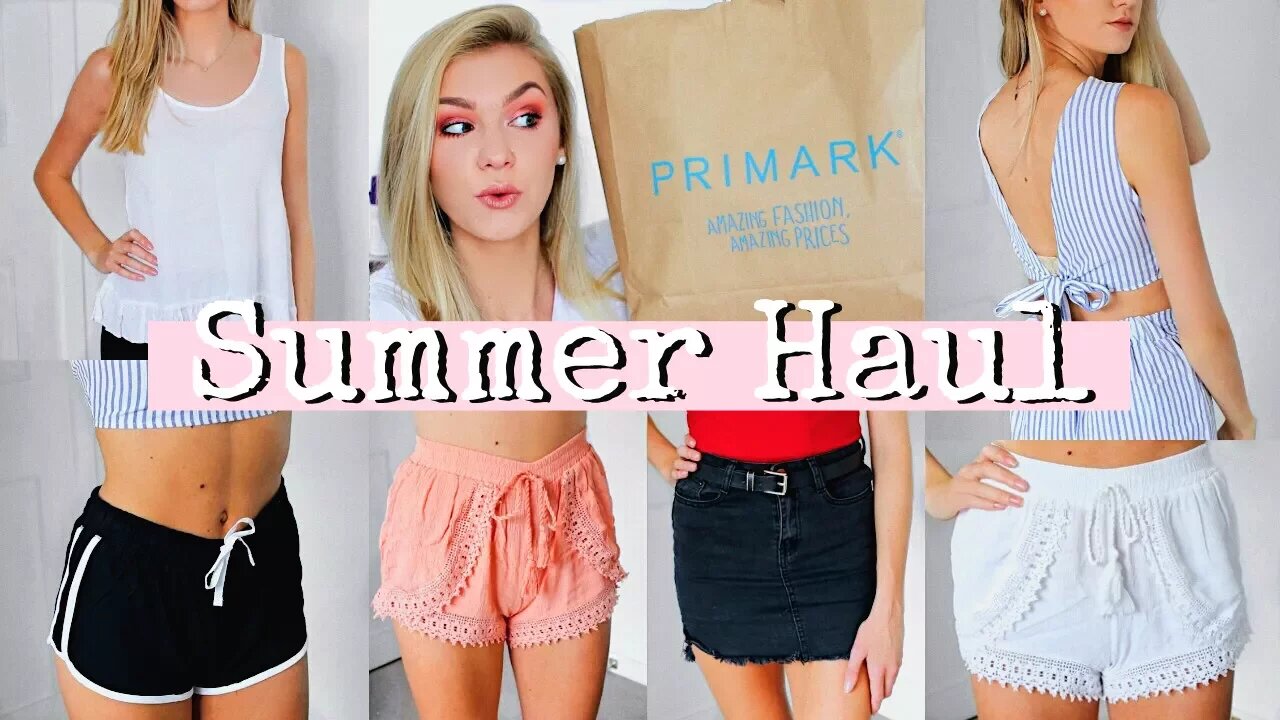 TRY ON SUMMER HAUL _ Primark, Boohoo, Nike...