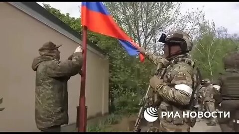 Russian Special Forces unit in Chernobaevka. Kherson region