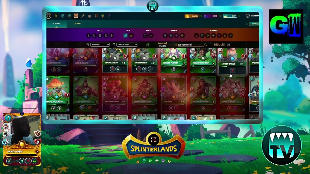 Opening Daily Focus Chest | Splinterlands Tv | Games World.