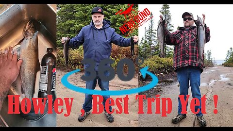 Fishing For Very Active , Big Lake Trout , Grand Lake , Howley, NL, Best Trip Yet This Year !!!