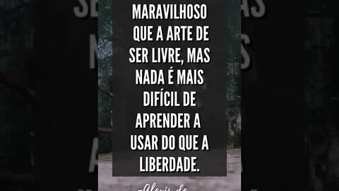 Frase do Alexis de Tocqueville | #shorts