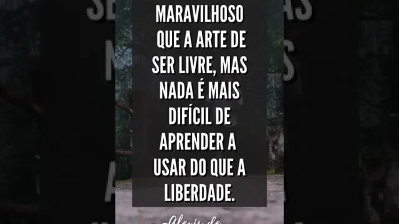Frase do Alexis de Tocqueville | #shorts