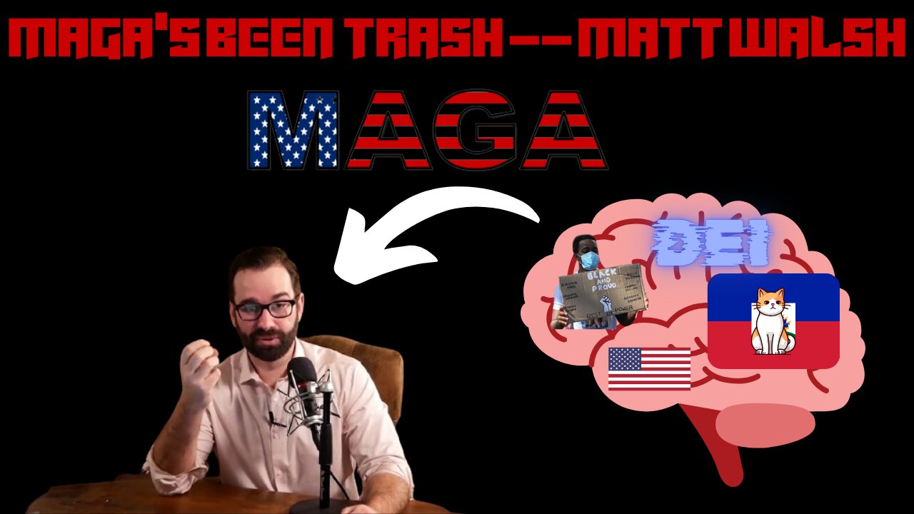 MAGA Is Trash (Part 2) -- Matt Walsh Doesn't Know U.S. GEOPOLITICS!