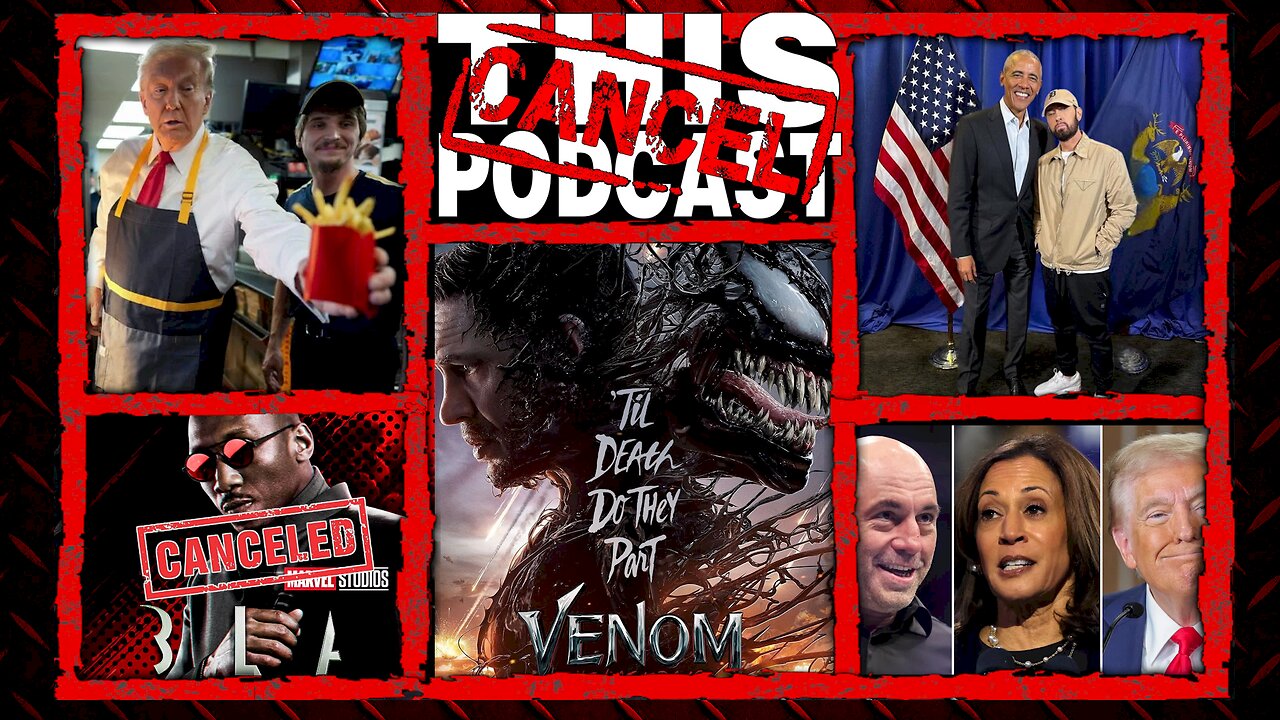 S04E45: McTrumps, Blade Remake Canceled, Venom 3, Emin(emasculated) & The Joe Rogan Effect!