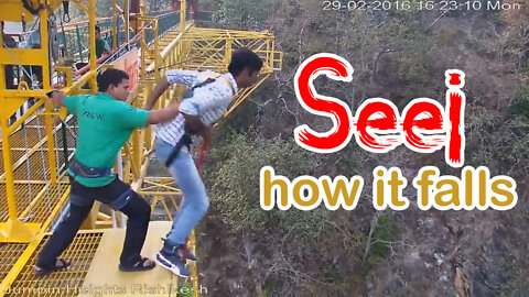 The Funny Bungee Jump in Rishikesh