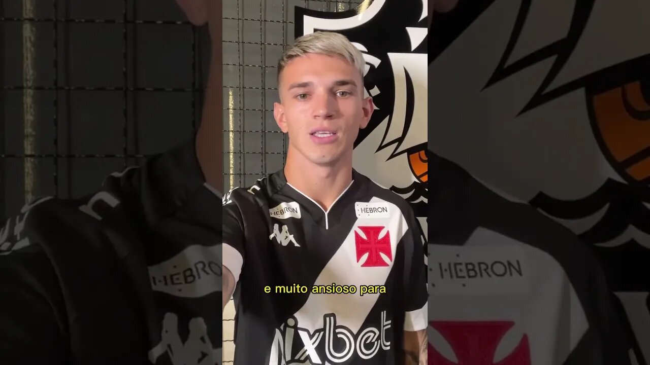 Novo Reforço do Vasco Luca Orellano mandando um recado pra torcida