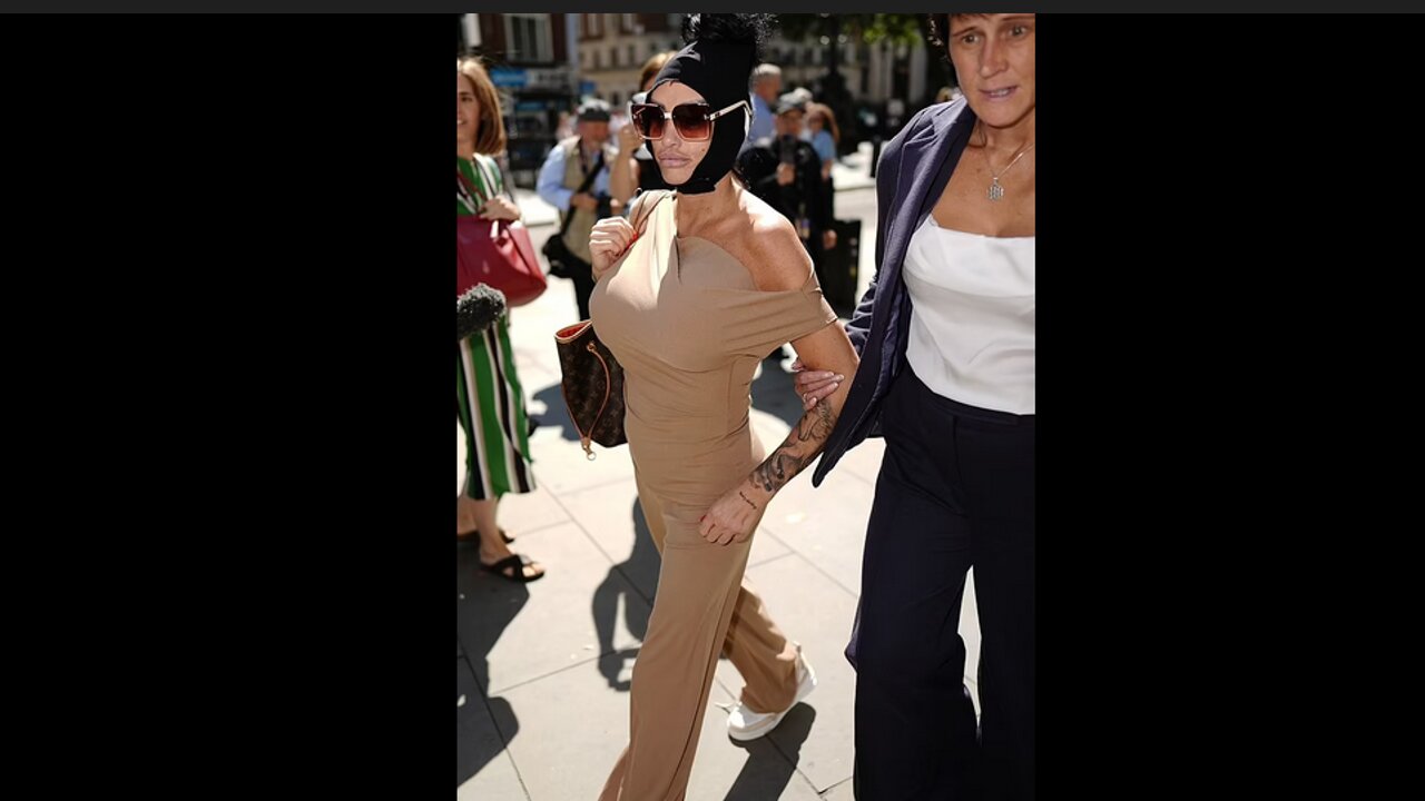 Moment Katie Price arrives at court after being arrested at Heathrow