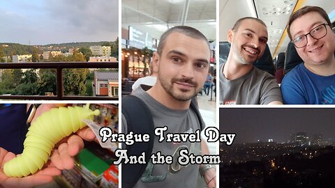Prague, flights and the big storm