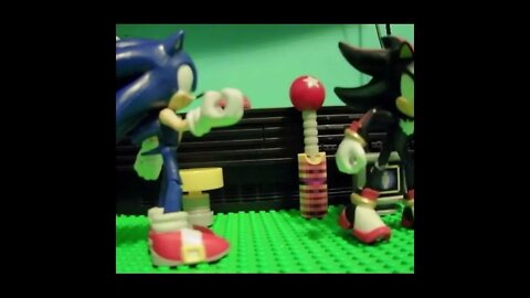 Sonic Throws It On The GROUND!!! (STOP MOTION) #shorts