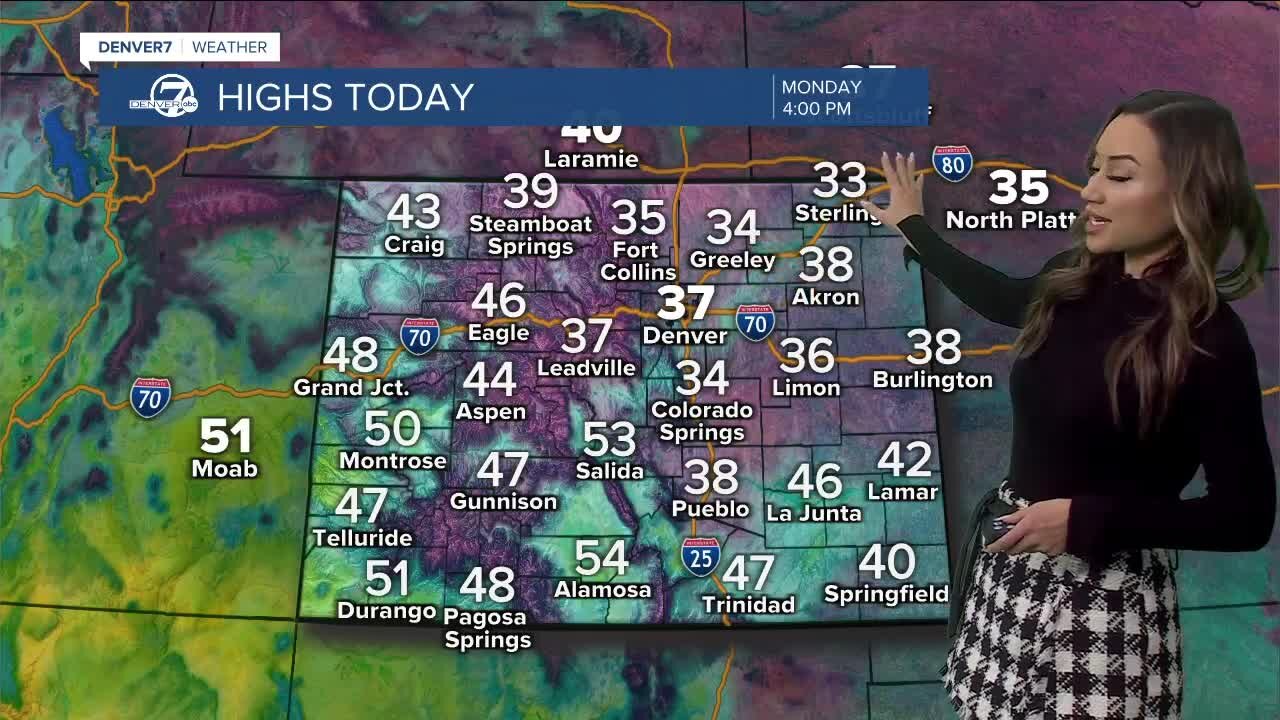 Monday 5:15 a.m. forecast