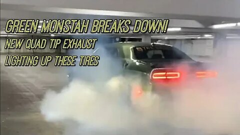 The HellScat Broke, Quad Tip Exhaust, New Decals, Line Lock Burnout Time