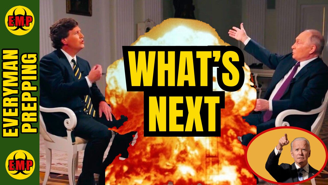⚡Tucker Carlson & Putin Explosive Interview - What Happens Next - Biden Thrown Under The Bus