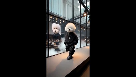 dogs fasion walk