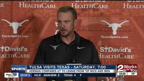 Tulsa Football to face University of Texas for first time Saturday