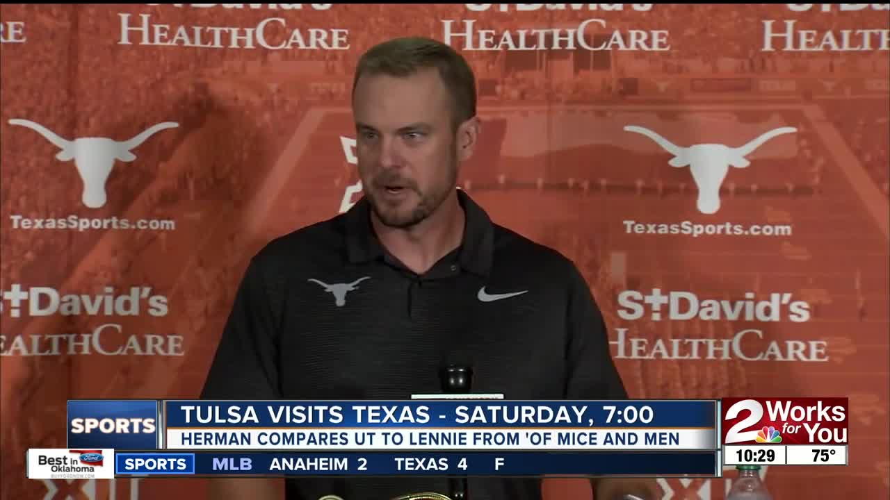 Tulsa Football to face University of Texas for first time Saturday