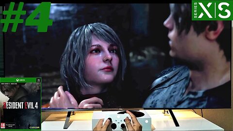 RESIDENT EVIL 4 Remake no Xbox Series S - Parte 4: HELP LEON!.. ASHLEY ENCONTRADA!! PTBR