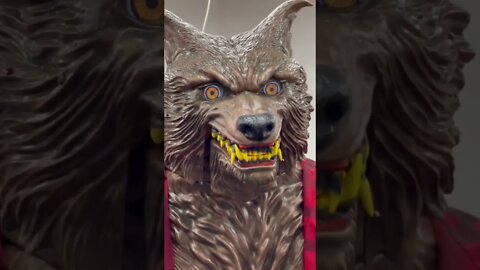 Creepy giant werewolf is watching me 👀 #shorts