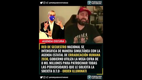 ⚡️LAS DESAPARICIONES PERTENECIENTES A LA AGENDA 2030 QUE TRABAJA EL ESTADO