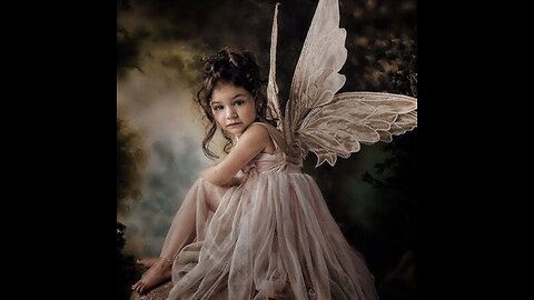 Fairy Sits on Man's Bed