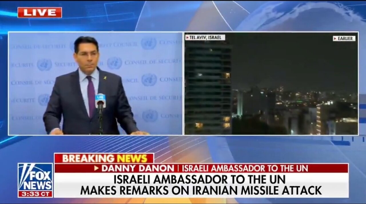 Israeli Ambassador To The UN: Our Response To Iran Will Be Painful