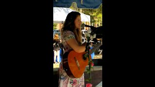 Annalisa Jubilee Singing at the Farmer's Market