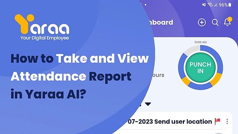 How to Take and View Attendance Report in Yaraa AI?