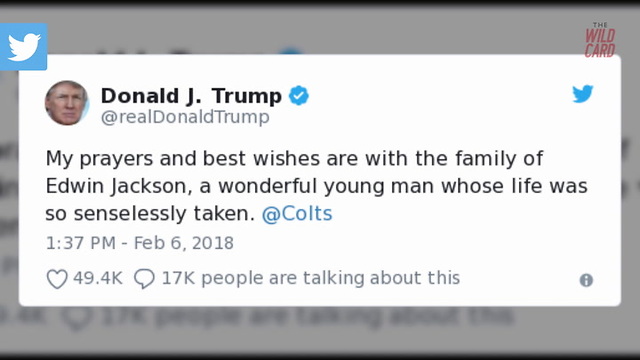 President Trump Issues Statement On Dead Colts Linebacker