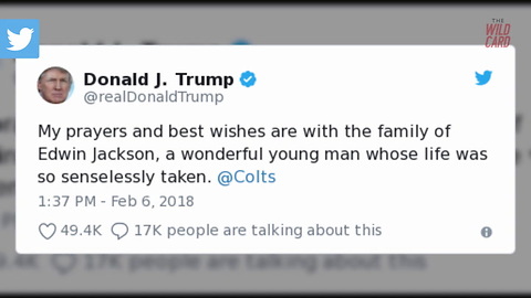 President Trump Issues Statement On Dead Colts Linebacker