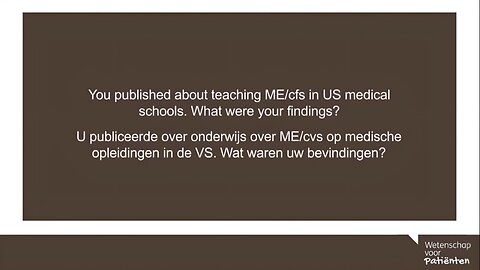 You published about teaching about ME/cfs in US medical schools? What were your findings? - Leonard Jason (Psychologist)
