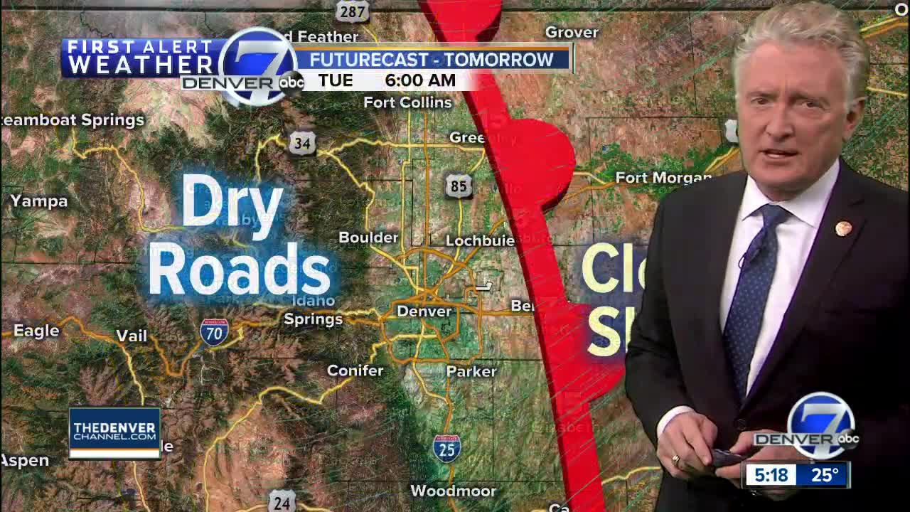 Monday evening forecast