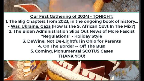 Liberty Conspiracy LIVE 1-1-24 Happy New Year News!