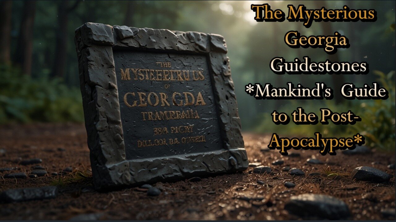 The Mysterious Georgia Guide stones - Mankind's Guide to the Post Apocalypse