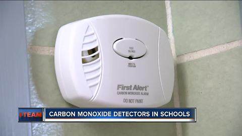 Carbon monoxide detectors not required in schools