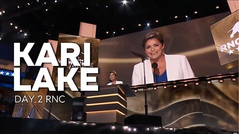Kari Lake Speech Republican National Convention Milwaukee 2024, Day 2