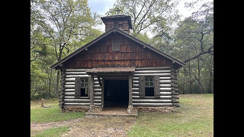 Mission Tejas State Park, mission (not) actual replica.