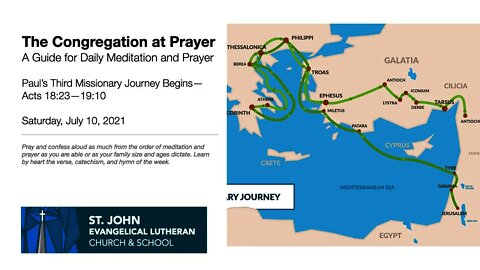 Paul’s Third Missionary Journey Begins—Acts 18:23—19:10