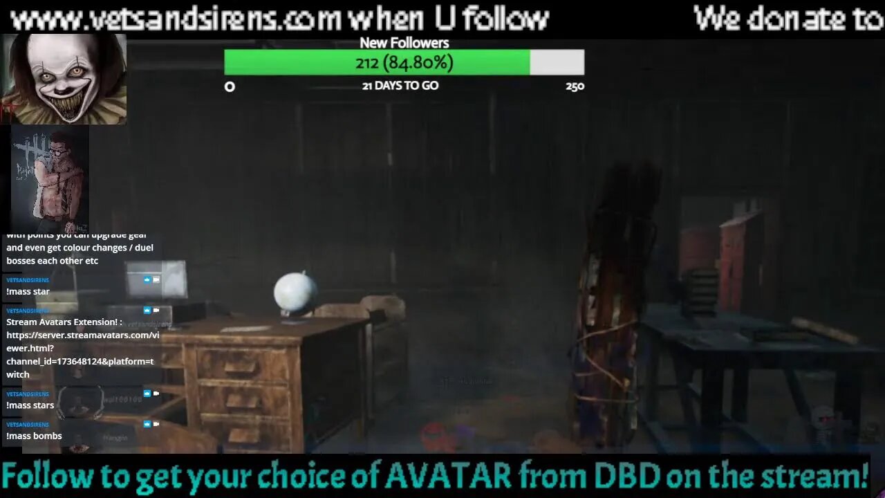 Free DBD avatar if when U help defeat a boss in my stream!
