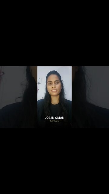 Job In Oman #gulfvacancy #job #vacancy #shorts #oman