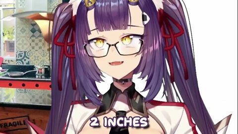 Her Max is 2 Inches