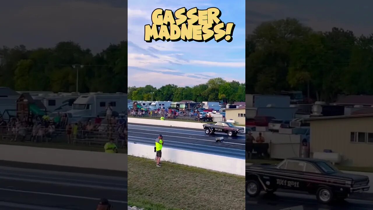Dodge vs. Ford! Gasser Match Race! Epic Nostalgia Showdown! #shorts