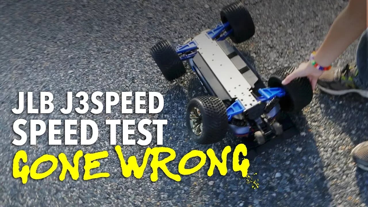JLB J3SPEED SPEED TEST ON 3S & 4S GONE WRONG!