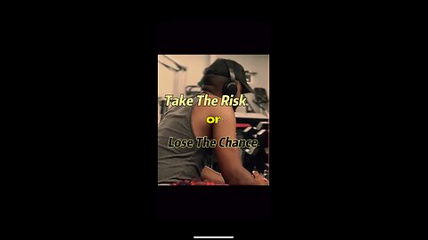 Take The Risk or Lose The Chance. #videoeditor #motivation #fitness #gym #foryoupage