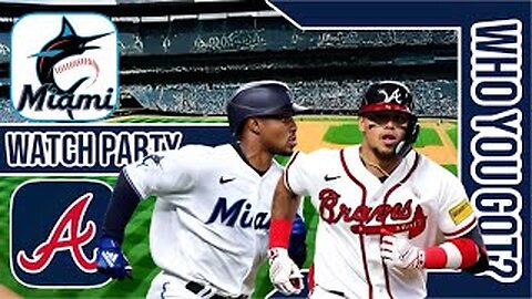 Miami Marlins vs Atlanta Braves | Live Play by Play & Reaction Stream 3D Sim | MLB 2024 Game 109