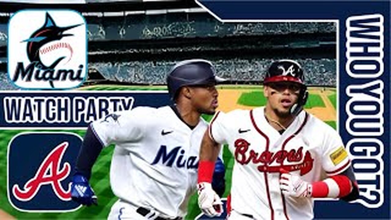 Miami Marlins vs Atlanta Braves | Live Play by Play & Reaction Stream 3D Sim | MLB 2024 Game 109