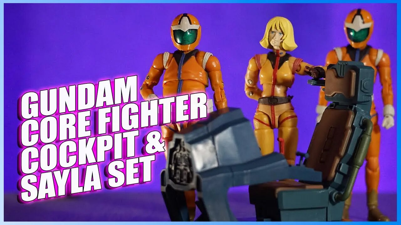 GMG Earth Federation Soldiers - Sayla and Core Fighter Cockpit [MegaHouse Review]