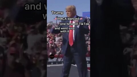 Trump danced on TikTok #viral