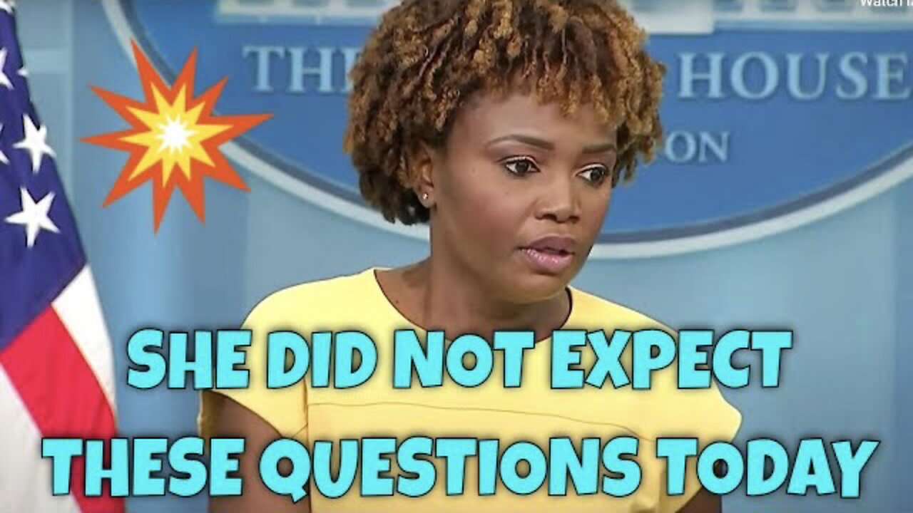 OOOH…Media GANGS UP Today on Jean-Pierre over the Most UNPOPULAR President in History! 💥🔥