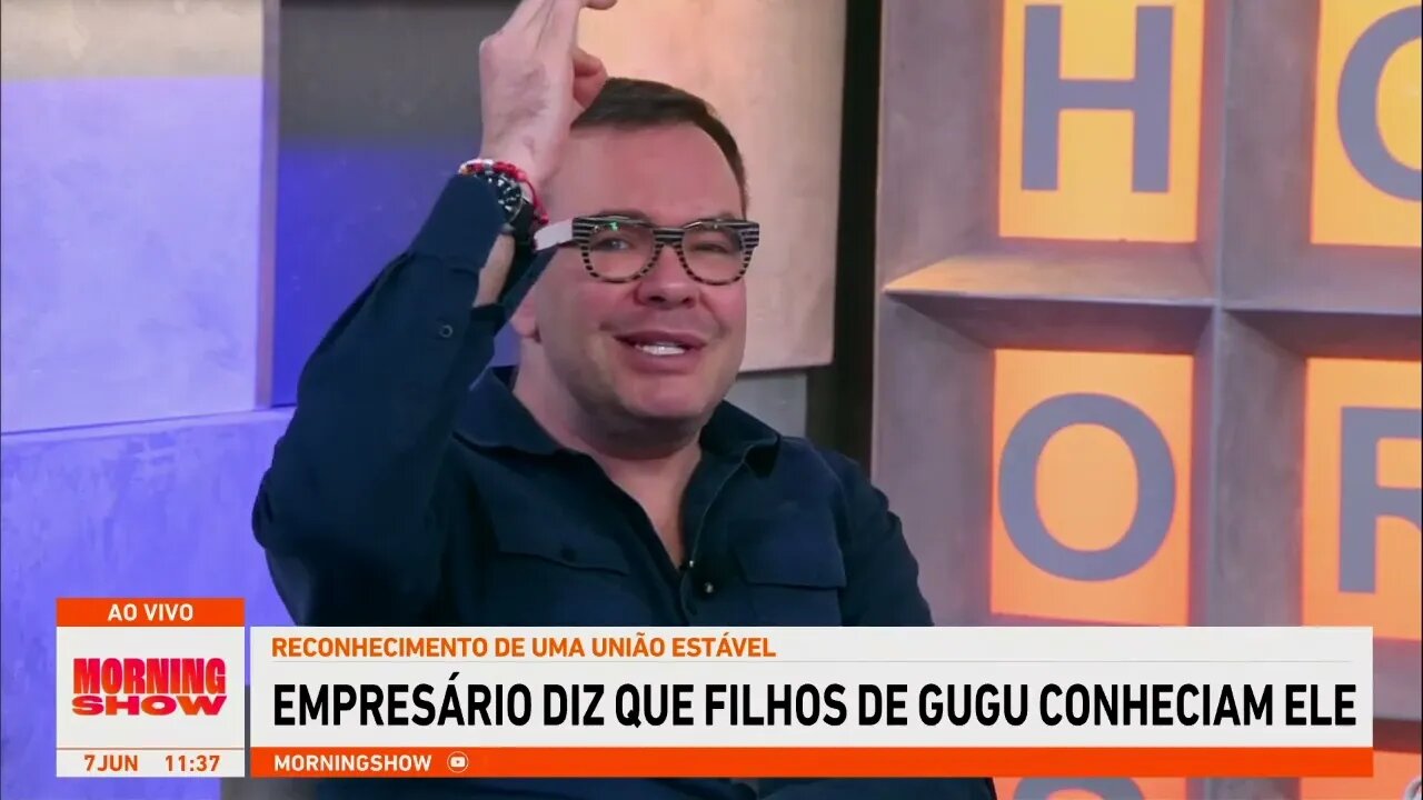 Thiago Salvático diz que filhos de Gugu conheciam ele